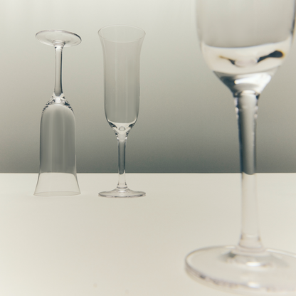 Bellisse Crystal Champagne Glasses Set of 6