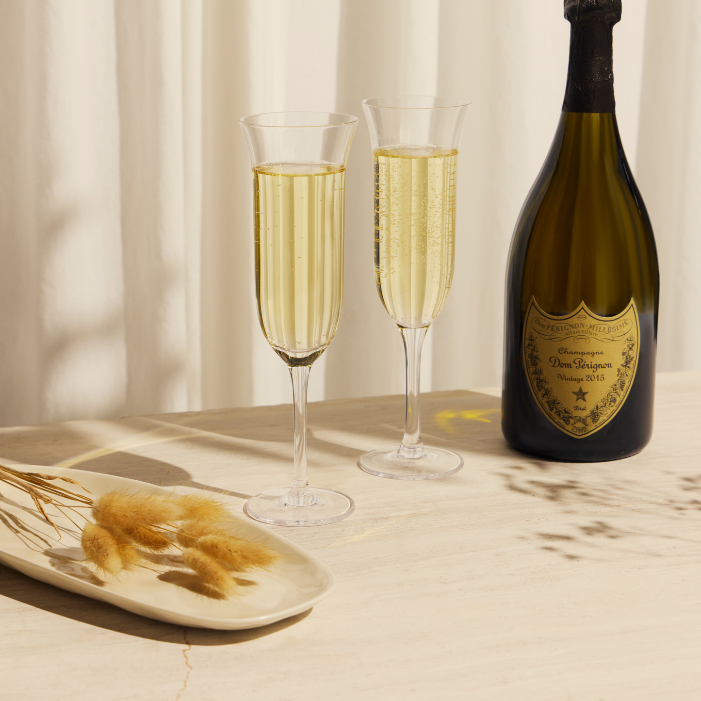 Bellisse Crystal Champagne Glasses Set of 6